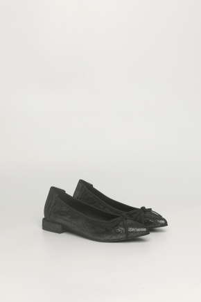 Mesh, Leather Flats