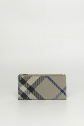 Large Check Bifold 銀包