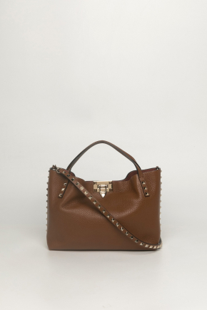 Small Rockstud Grainy Calfskin Bag 斜背包/手提包