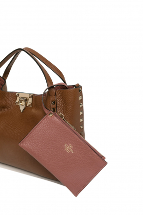 Small Rockstud Grainy Calfskin Bag 斜背包/手提包
