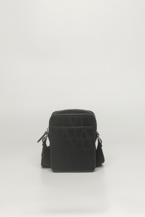 Small Black Iconographe Nylon Shoulder Bag Crossbody bag/Shoulder bag