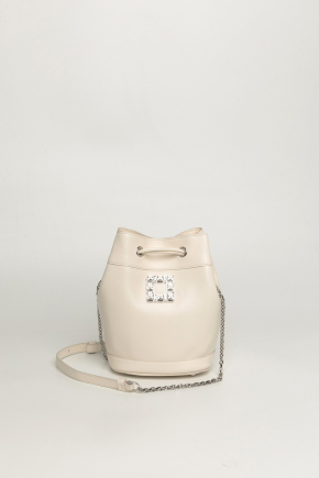 Tres Vivier Bucket Bag In Leather 水桶袋/斜揹袋