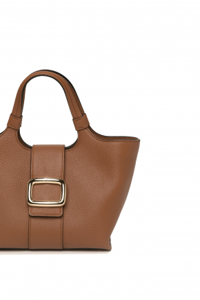 Viv' Choc Mini Shopping Bag In Leather 斜揹袋/手提袋