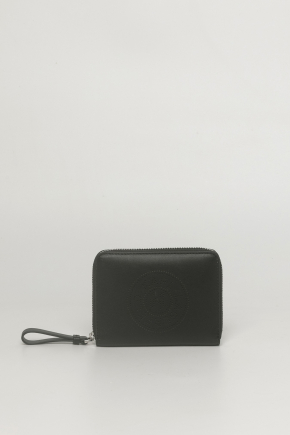 K/circle Perforated Small Zip Wallet 钱包