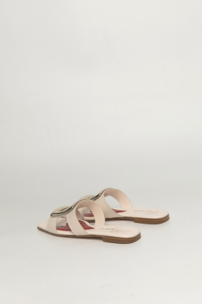 Viv' By The Sea Mules In Leather 涼鞋