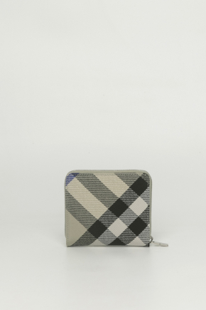 Medium Check Zip Wallet 銀包