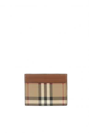 Check And Leather 卡片包