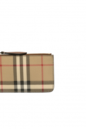 Check Coin Case With Strap 零錢包