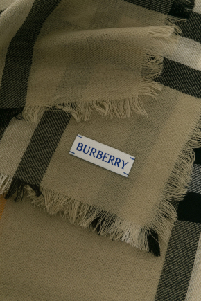 Check Wool Scarf 圍巾