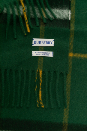 Check Cashmere Scarf 圍巾