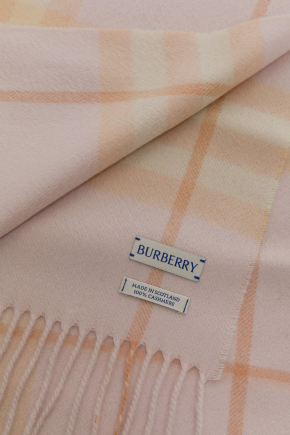 Check Cashmere Scarf 圍巾
