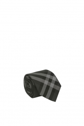Check Silk Tie Tie