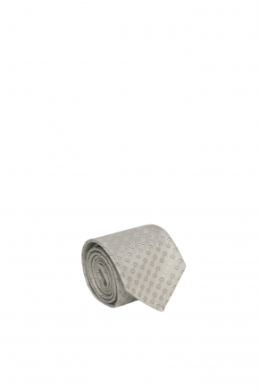 Horsebit Silk Jacquard Tie Tie