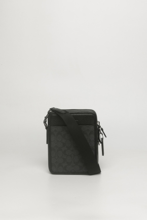 Coated Canvas Crossbody Bag