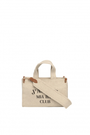 Mini Canvas J'adore Tote Bag Crossbody bag/Top handle