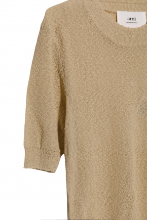 Boucle Crewneck Cropped T-Shirt T-shirt