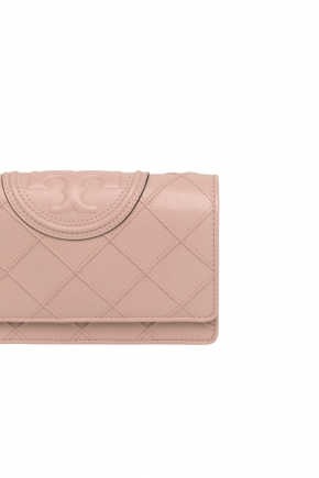 Fleming Soft Polished-Grain Chain Wallet