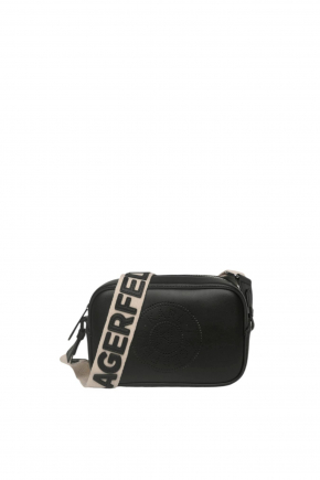 K/circle Perforated Crossbody Bag