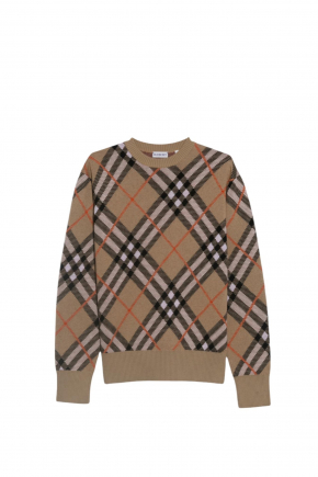 Check Wool Blend Sweater 冷衫