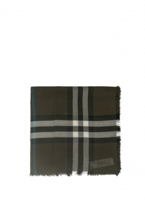 Check Wool 圍巾