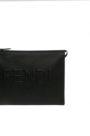 Leather Fendi Roma Flat Pouch 收納袋