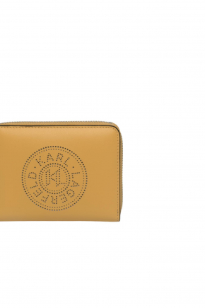 K/circle Perforated Small Zip Wallet 钱包