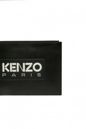 Large 'kenzo Emboss' Leather Pouch