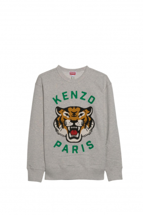 Lucky Tiger Genderless Embroidered Sweatshirt 卫衣