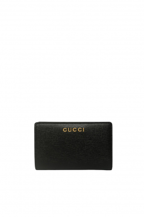 Zip Around Wallet With Gucci Script Wallet