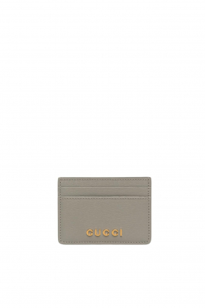 Card Case With Gucci Script Card holder
