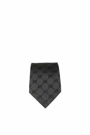 Gg Silk Jacquard Tie Tie