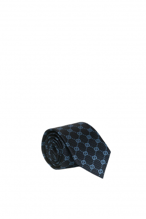 Gg Silk Jacquard Tie Tie
