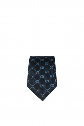 Gg Silk Jacquard Tie Tie