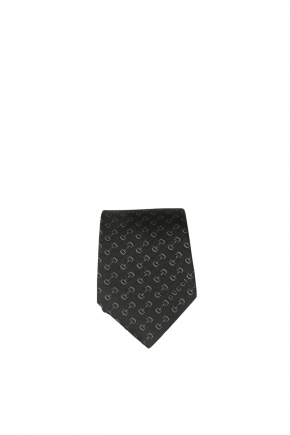 Horsebit Silk Jacquard Tie Tie