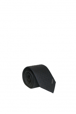 Horsebit Silk Jacquard Tie Tie