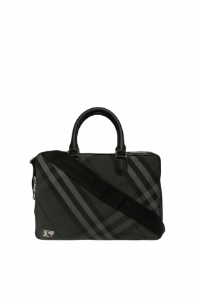 Grid Check Briefcase 公事包
