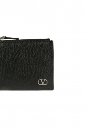 Vlogo Signature Grainy Calfskin Card Holder 卡片包/零钱包
