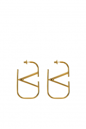 Vlogo Signature Metal Earrings 環形耳環