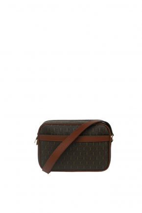 Coated Canvas Crossbody Bag