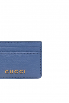 With Gucci Script Card Holder