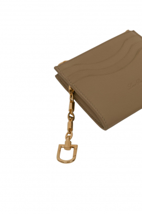 Grain Calfskin Leather Card Holder