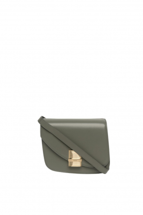 Calfskin Leather Crossbody Bag