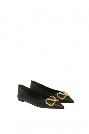 Calfskin Leather Flats