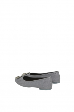 Claire Cap-Toe Quilted Ballet 平底鞋
