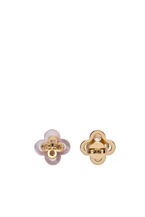 Kira Clover Stacked Stud 針式耳環