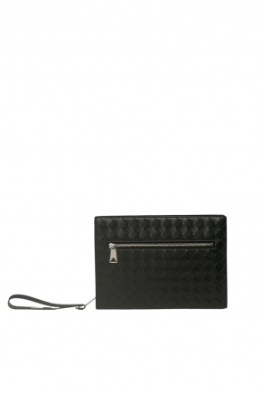 Small Intrecciato Document Case With Wristlet 手拿包