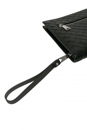 Small Intrecciato Document Case With Wristlet 手拿包