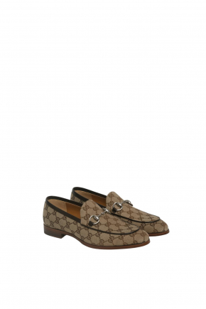 GG Supreme Canvas Loafers