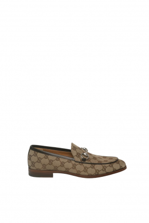 GG Supreme Canvas Loafers