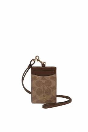 Coated Canvas Badge Holder/card Holder
